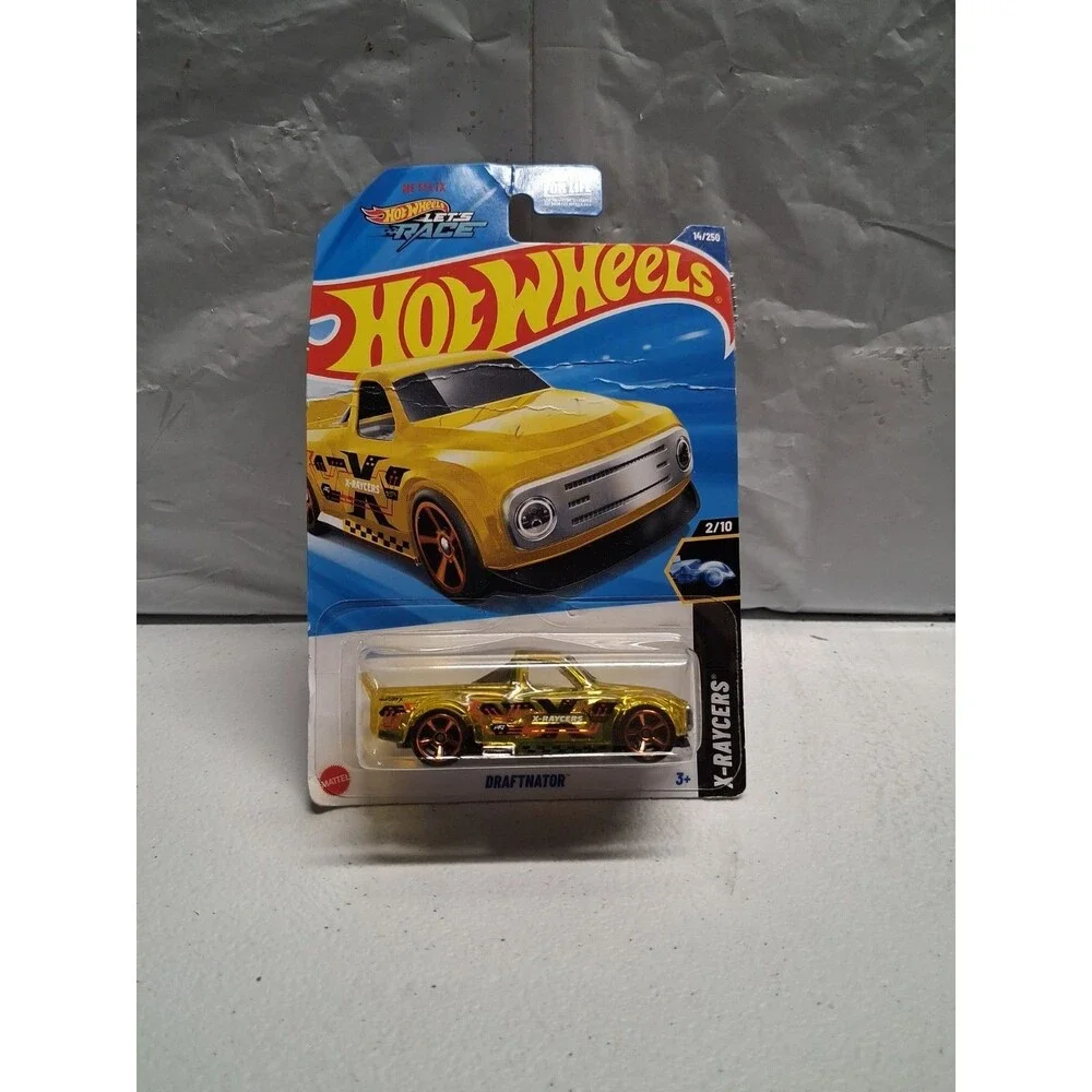 Hot Wheels Kroger Exclusive Gold Yellow X-Ray X-Raycers Draftnator Pickup Truck
